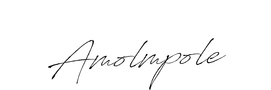 It looks lik you need a new signature style for name Amolmpole. Design unique handwritten (Antro_Vectra) signature with our free signature maker in just a few clicks. Amolmpole signature style 6 images and pictures png