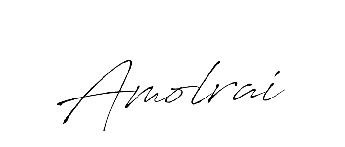 Create a beautiful signature design for name Amolrai. With this signature (Antro_Vectra) fonts, you can make a handwritten signature for free. Amolrai signature style 6 images and pictures png