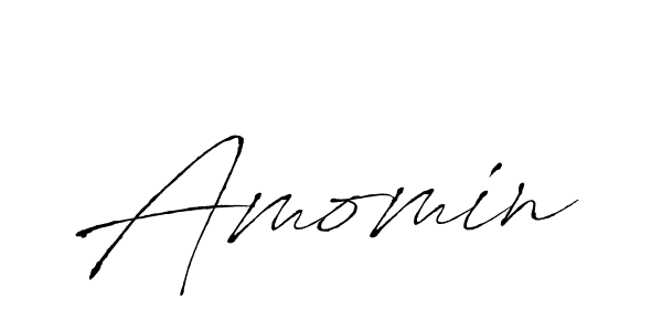 How to make Amomin signature? Antro_Vectra is a professional autograph style. Create handwritten signature for Amomin name. Amomin signature style 6 images and pictures png