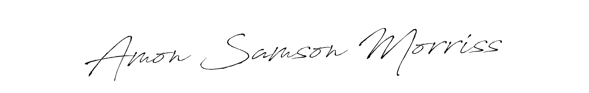 Similarly Antro_Vectra is the best handwritten signature design. Signature creator online .You can use it as an online autograph creator for name Amon Samson Morriss. Amon Samson Morriss signature style 6 images and pictures png
