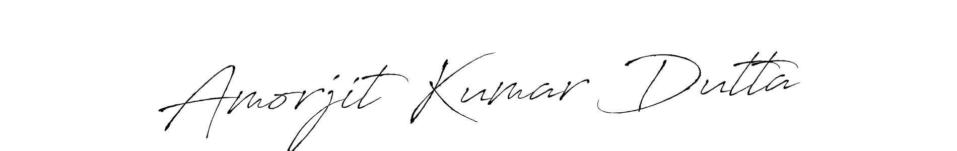 How to make Amorjit Kumar Dutta signature? Antro_Vectra is a professional autograph style. Create handwritten signature for Amorjit Kumar Dutta name. Amorjit Kumar Dutta signature style 6 images and pictures png