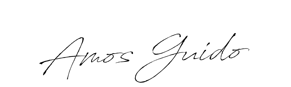 Also we have Amos Guido name is the best signature style. Create professional handwritten signature collection using Antro_Vectra autograph style. Amos Guido signature style 6 images and pictures png