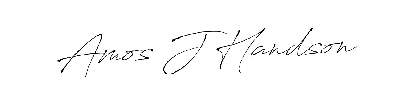 Also You can easily find your signature by using the search form. We will create Amos J Handson name handwritten signature images for you free of cost using Antro_Vectra sign style. Amos J Handson signature style 6 images and pictures png