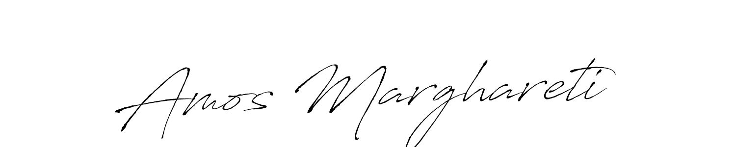 Make a beautiful signature design for name Amos Marghareti. Use this online signature maker to create a handwritten signature for free. Amos Marghareti signature style 6 images and pictures png