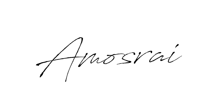 Design your own signature with our free online signature maker. With this signature software, you can create a handwritten (Antro_Vectra) signature for name Amosrai. Amosrai signature style 6 images and pictures png