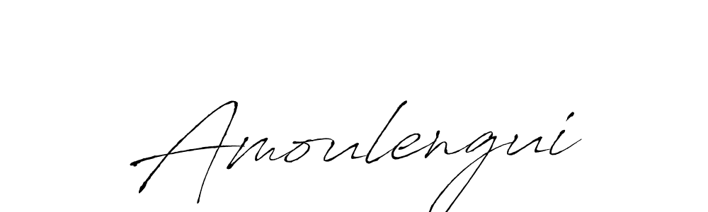 How to make Amoulengui name signature. Use Antro_Vectra style for creating short signs online. This is the latest handwritten sign. Amoulengui signature style 6 images and pictures png