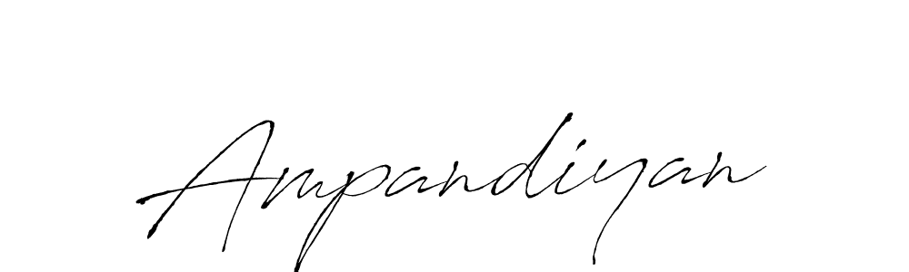 How to make Ampandiyan name signature. Use Antro_Vectra style for creating short signs online. This is the latest handwritten sign. Ampandiyan signature style 6 images and pictures png