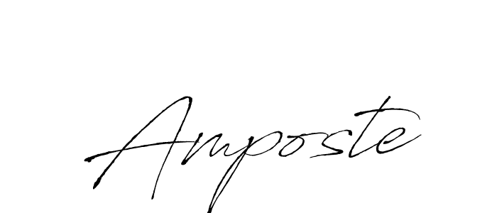 Also we have Amposte name is the best signature style. Create professional handwritten signature collection using Antro_Vectra autograph style. Amposte signature style 6 images and pictures png