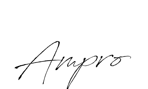 Also we have Ampro name is the best signature style. Create professional handwritten signature collection using Antro_Vectra autograph style. Ampro signature style 6 images and pictures png