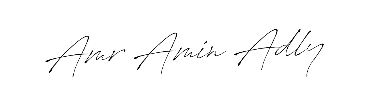 It looks lik you need a new signature style for name Amr Amin Adly. Design unique handwritten (Antro_Vectra) signature with our free signature maker in just a few clicks. Amr Amin Adly signature style 6 images and pictures png