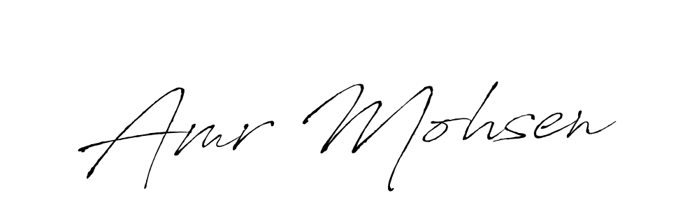 Similarly Antro_Vectra is the best handwritten signature design. Signature creator online .You can use it as an online autograph creator for name Amr Mohsen. Amr Mohsen signature style 6 images and pictures png