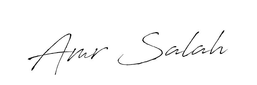 Create a beautiful signature design for name Amr Salah. With this signature (Antro_Vectra) fonts, you can make a handwritten signature for free. Amr Salah signature style 6 images and pictures png