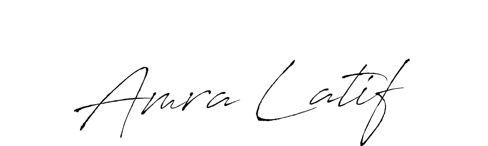 You should practise on your own different ways (Antro_Vectra) to write your name (Amra Latif) in signature. don't let someone else do it for you. Amra Latif signature style 6 images and pictures png