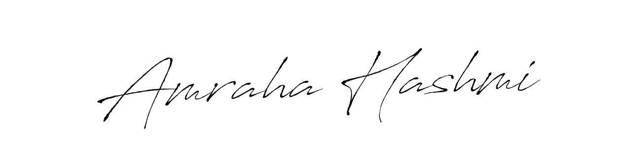 Similarly Antro_Vectra is the best handwritten signature design. Signature creator online .You can use it as an online autograph creator for name Amraha Hashmi. Amraha Hashmi signature style 6 images and pictures png