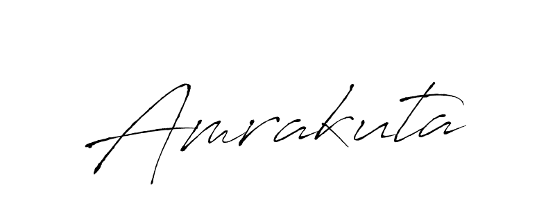 Make a beautiful signature design for name Amrakuta. With this signature (Antro_Vectra) style, you can create a handwritten signature for free. Amrakuta signature style 6 images and pictures png