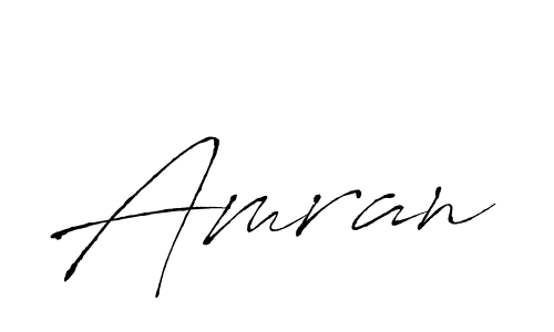 Use a signature maker to create a handwritten signature online. With this signature software, you can design (Antro_Vectra) your own signature for name Amran. Amran signature style 6 images and pictures png