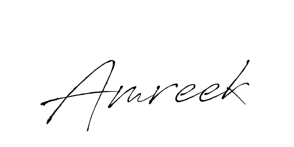 if you are searching for the best signature style for your name Amreek. so please give up your signature search. here we have designed multiple signature styles  using Antro_Vectra. Amreek signature style 6 images and pictures png