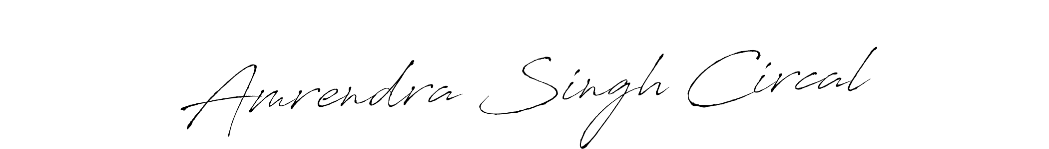How to make Amrendra Singh Circal name signature. Use Antro_Vectra style for creating short signs online. This is the latest handwritten sign. Amrendra Singh Circal signature style 6 images and pictures png