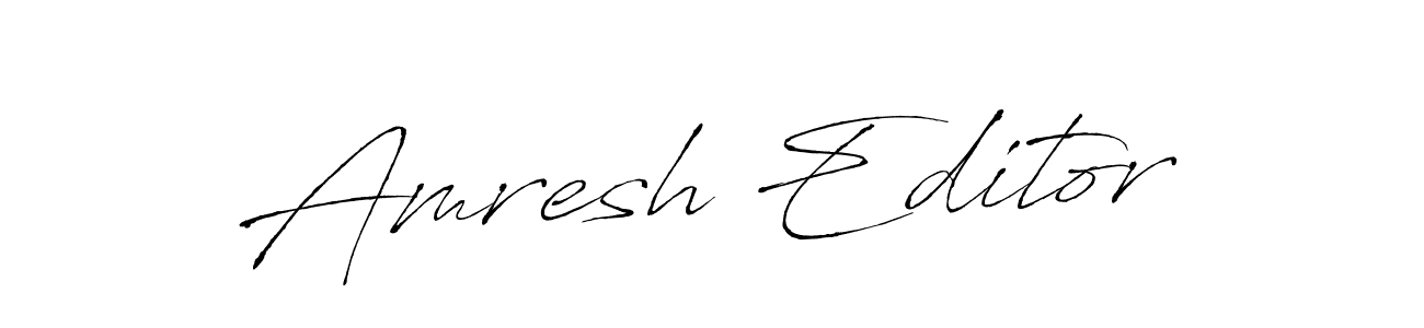 How to make Amresh Editor signature? Antro_Vectra is a professional autograph style. Create handwritten signature for Amresh Editor name. Amresh Editor signature style 6 images and pictures png