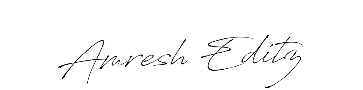 Use a signature maker to create a handwritten signature online. With this signature software, you can design (Antro_Vectra) your own signature for name Amresh Editz. Amresh Editz signature style 6 images and pictures png