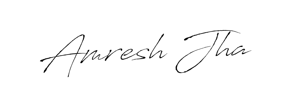 How to make Amresh Jha signature? Antro_Vectra is a professional autograph style. Create handwritten signature for Amresh Jha name. Amresh Jha signature style 6 images and pictures png