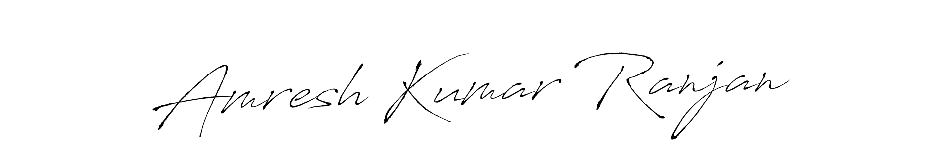 Amresh Kumar Ranjan stylish signature style. Best Handwritten Sign (Antro_Vectra) for my name. Handwritten Signature Collection Ideas for my name Amresh Kumar Ranjan. Amresh Kumar Ranjan signature style 6 images and pictures png