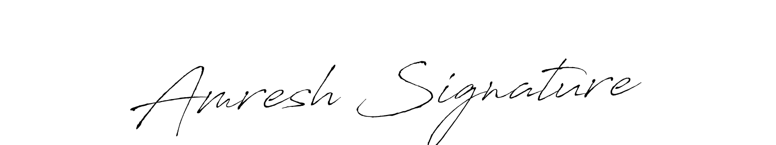 Create a beautiful signature design for name Amresh Signature. With this signature (Antro_Vectra) fonts, you can make a handwritten signature for free. Amresh Signature signature style 6 images and pictures png