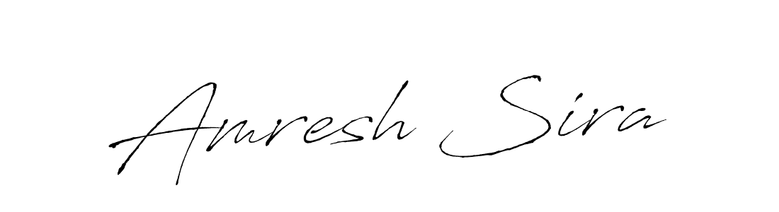 Use a signature maker to create a handwritten signature online. With this signature software, you can design (Antro_Vectra) your own signature for name Amresh Sira. Amresh Sira signature style 6 images and pictures png