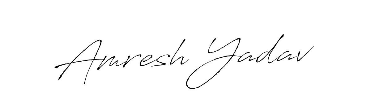 Amresh Yadav stylish signature style. Best Handwritten Sign (Antro_Vectra) for my name. Handwritten Signature Collection Ideas for my name Amresh Yadav. Amresh Yadav signature style 6 images and pictures png