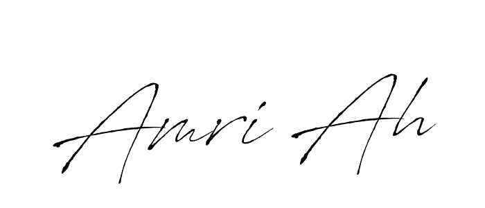 The best way (Antro_Vectra) to make a short signature is to pick only two or three words in your name. The name Amri Ah include a total of six letters. For converting this name. Amri Ah signature style 6 images and pictures png