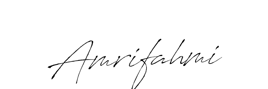 Amrifahmi stylish signature style. Best Handwritten Sign (Antro_Vectra) for my name. Handwritten Signature Collection Ideas for my name Amrifahmi. Amrifahmi signature style 6 images and pictures png