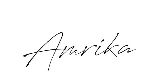 Amrika stylish signature style. Best Handwritten Sign (Antro_Vectra) for my name. Handwritten Signature Collection Ideas for my name Amrika. Amrika signature style 6 images and pictures png