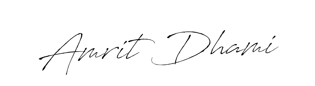 Amrit Dhami stylish signature style. Best Handwritten Sign (Antro_Vectra) for my name. Handwritten Signature Collection Ideas for my name Amrit Dhami. Amrit Dhami signature style 6 images and pictures png