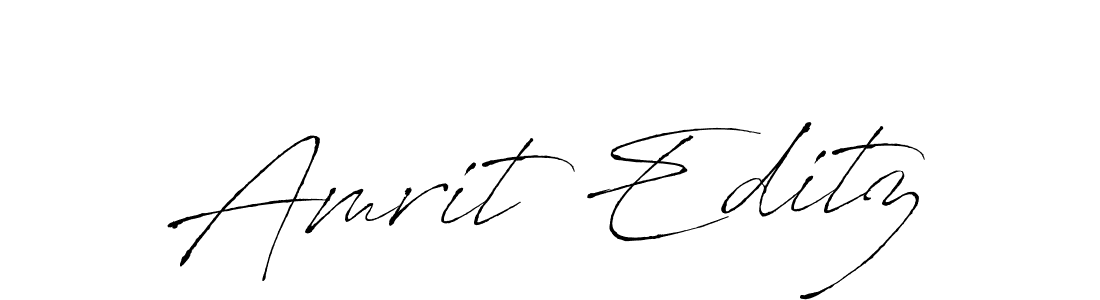How to make Amrit Editz signature? Antro_Vectra is a professional autograph style. Create handwritten signature for Amrit Editz name. Amrit Editz signature style 6 images and pictures png