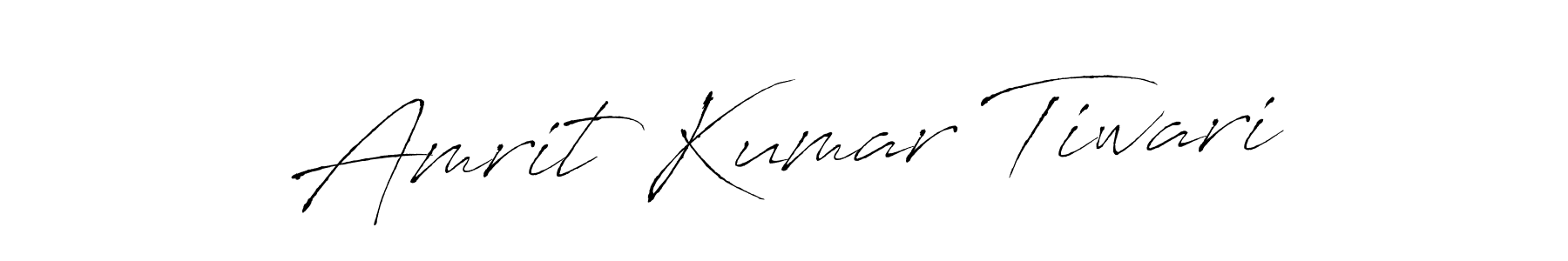 Make a beautiful signature design for name Amrit Kumar Tiwari. With this signature (Antro_Vectra) style, you can create a handwritten signature for free. Amrit Kumar Tiwari signature style 6 images and pictures png