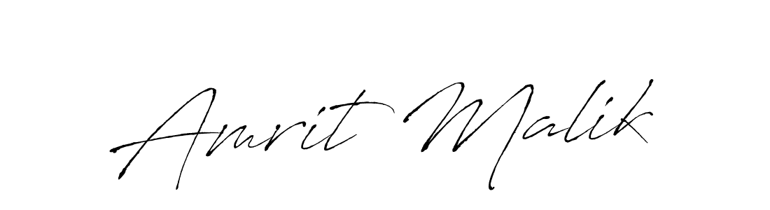 Make a beautiful signature design for name Amrit Malik. Use this online signature maker to create a handwritten signature for free. Amrit Malik signature style 6 images and pictures png