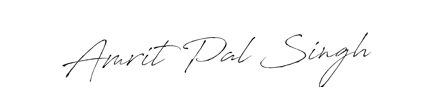 Also we have Amrit Pal Singh name is the best signature style. Create professional handwritten signature collection using Antro_Vectra autograph style. Amrit Pal Singh signature style 6 images and pictures png