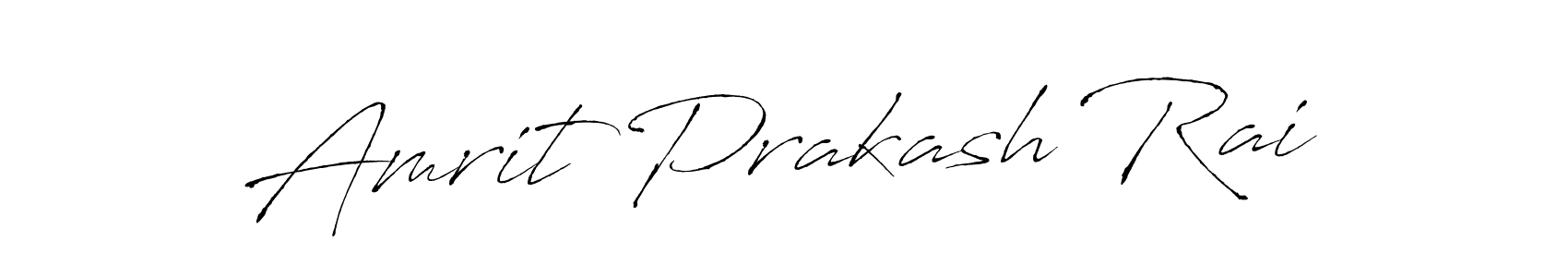 Amrit Prakash Rai stylish signature style. Best Handwritten Sign (Antro_Vectra) for my name. Handwritten Signature Collection Ideas for my name Amrit Prakash Rai. Amrit Prakash Rai signature style 6 images and pictures png