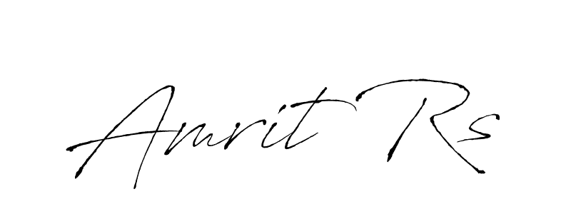 Amrit Rs stylish signature style. Best Handwritten Sign (Antro_Vectra) for my name. Handwritten Signature Collection Ideas for my name Amrit Rs. Amrit Rs signature style 6 images and pictures png