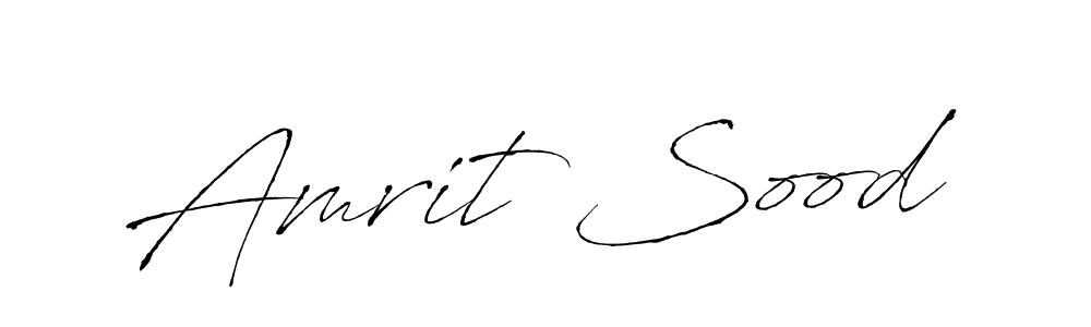 Make a beautiful signature design for name Amrit Sood. With this signature (Antro_Vectra) style, you can create a handwritten signature for free. Amrit Sood signature style 6 images and pictures png