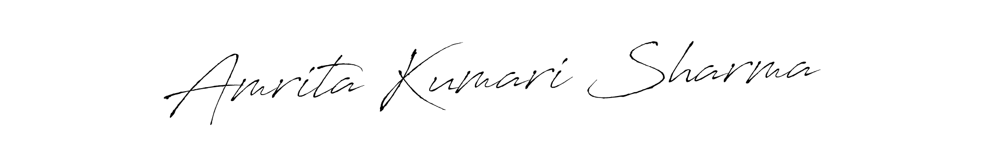 Antro_Vectra is a professional signature style that is perfect for those who want to add a touch of class to their signature. It is also a great choice for those who want to make their signature more unique. Get Amrita Kumari Sharma name to fancy signature for free. Amrita Kumari Sharma signature style 6 images and pictures png