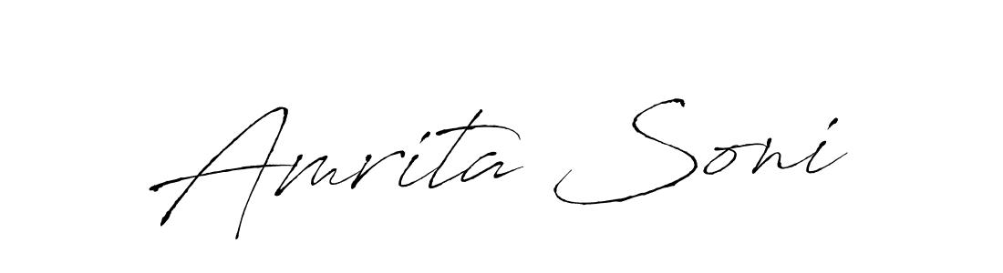 The best way (Antro_Vectra) to make a short signature is to pick only two or three words in your name. The name Amrita Soni include a total of six letters. For converting this name. Amrita Soni signature style 6 images and pictures png