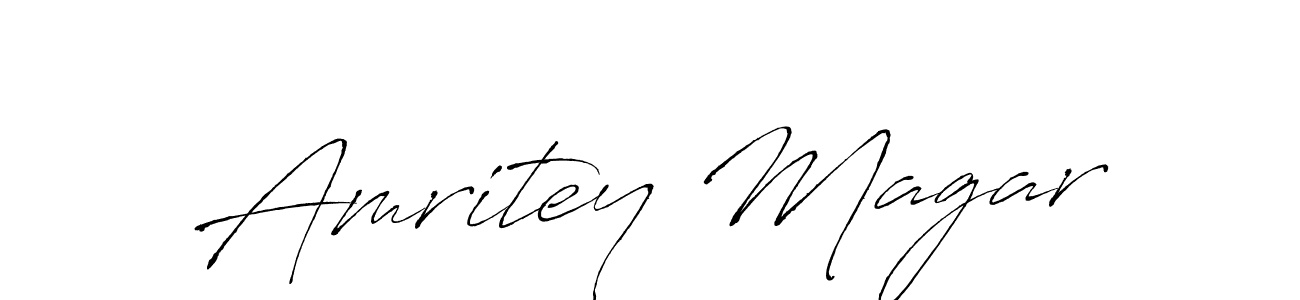 Amritey Magar stylish signature style. Best Handwritten Sign (Antro_Vectra) for my name. Handwritten Signature Collection Ideas for my name Amritey Magar. Amritey Magar signature style 6 images and pictures png