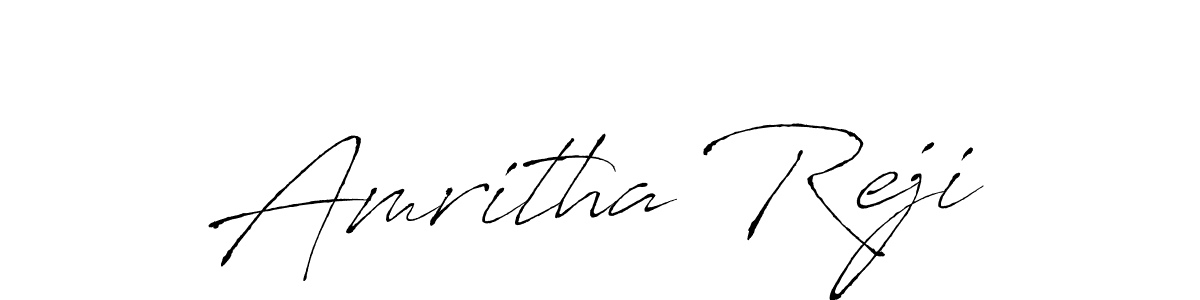 Antro_Vectra is a professional signature style that is perfect for those who want to add a touch of class to their signature. It is also a great choice for those who want to make their signature more unique. Get Amritha Reji name to fancy signature for free. Amritha Reji signature style 6 images and pictures png