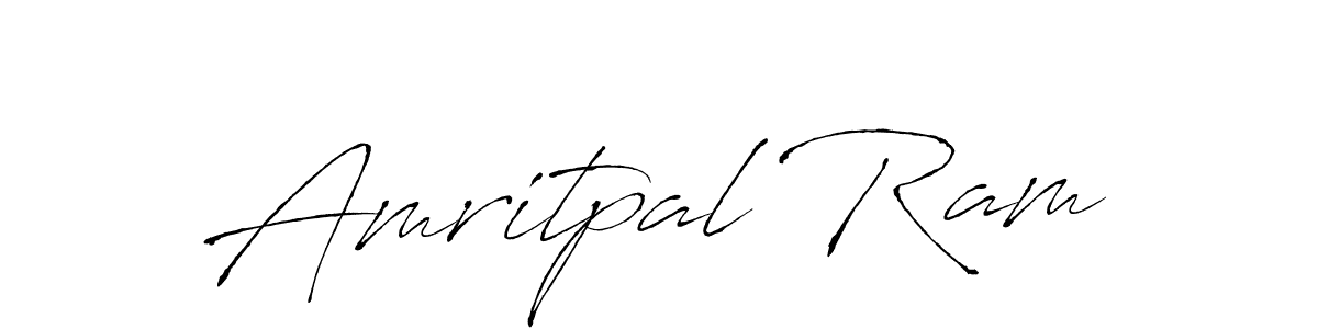 Create a beautiful signature design for name Amritpal Ram. With this signature (Antro_Vectra) fonts, you can make a handwritten signature for free. Amritpal Ram signature style 6 images and pictures png