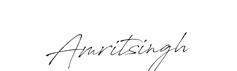 How to make Amritsingh name signature. Use Antro_Vectra style for creating short signs online. This is the latest handwritten sign. Amritsingh signature style 6 images and pictures png