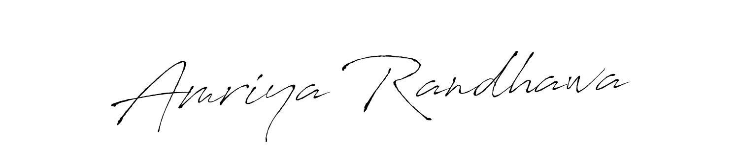 Antro_Vectra is a professional signature style that is perfect for those who want to add a touch of class to their signature. It is also a great choice for those who want to make their signature more unique. Get Amriya Randhawa name to fancy signature for free. Amriya Randhawa signature style 6 images and pictures png