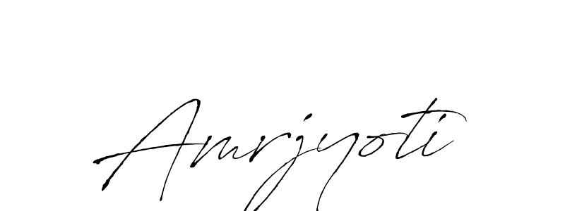 Create a beautiful signature design for name Amrjyoti. With this signature (Antro_Vectra) fonts, you can make a handwritten signature for free. Amrjyoti signature style 6 images and pictures png