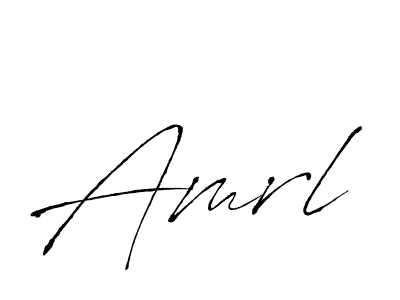 Amrl stylish signature style. Best Handwritten Sign (Antro_Vectra) for my name. Handwritten Signature Collection Ideas for my name Amrl. Amrl signature style 6 images and pictures png