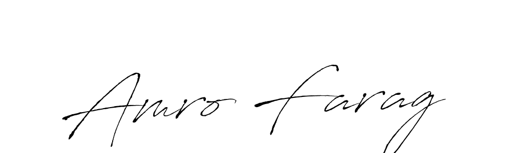 Also You can easily find your signature by using the search form. We will create Amro Farag name handwritten signature images for you free of cost using Antro_Vectra sign style. Amro Farag signature style 6 images and pictures png